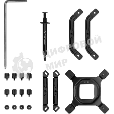 Кулер для процессора DEEPCOOL AK500 G2 DIGITAL NYX LGA1851/1700/1200/115X/AM5/AM4 (9шт/кор, TDP 240W, PWM, Fan 120мм, 5 тепл. Трубок, Copper Base, черный) RET (R-AK500G2-BKNNMN-GJD-1)