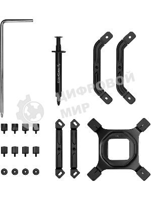 Кулер для процессора DEEPCOOL AK500 G2 DIGITAL NYX LGA1851/1700/1200/115X/AM5/AM4 (9шт/кор, TDP 240W, PWM, Fan 120мм, 5 тепл. Трубок, Copper Base, черный) RET (R-AK500G2-BKNNMN-GJD-1)