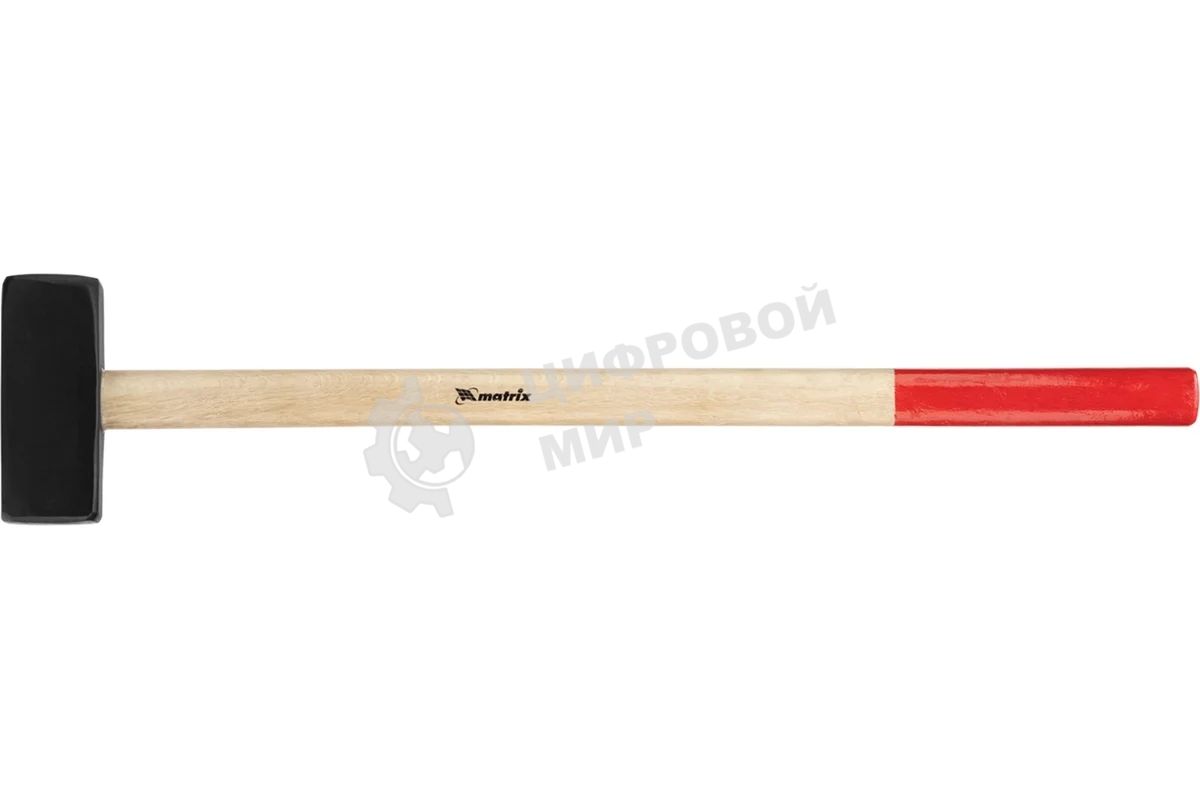 Кувалда Matrix 11037 7000 г, кованая головка, деревянная рукоятка 900 мм