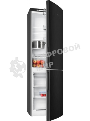 Холодильник Atlant ХМ-4624-151 черный металлик двухкамерный 228/119л морозилка снизу