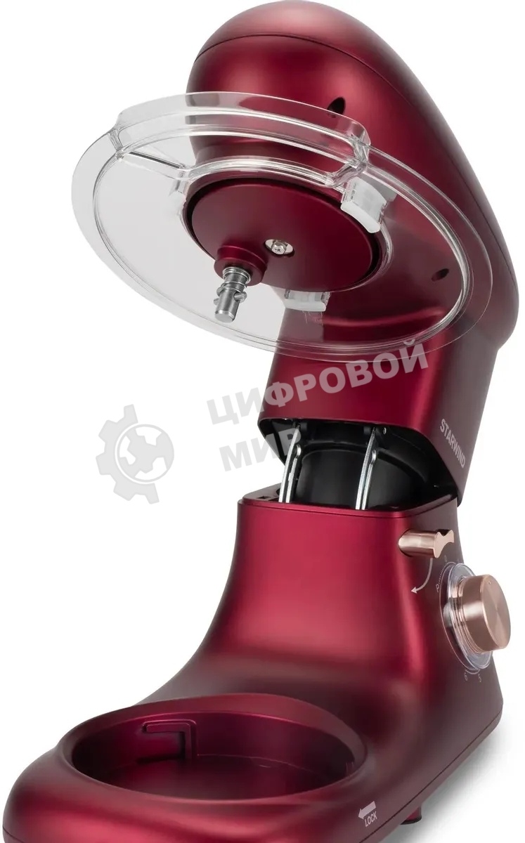 Миксер планетарный Starwind SPM7170 1600 Вт, гранатовый