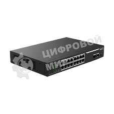 Коммутатор неуправляемый 18-портовый DAHUA DH-SF1018LP с РоЕ, 16xRJ45 100Mb PoE, 2xRJ45 1Gb, суммарно 135Вт, коммутация 7.2 Гбит/с, MAC-таблица 8К, металл