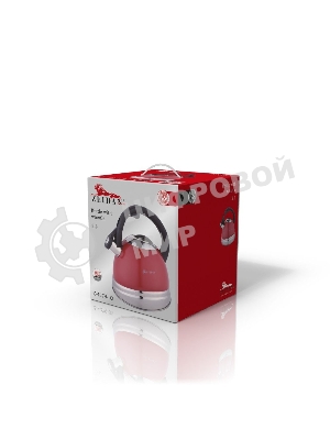 Чайник со свистком Zeidan Z-4279-02 3 л, красный