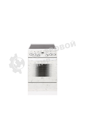 Плита электрическая Gefest ЭП Н Д 5560-03 0042 белый/мрамор, конфорок 4 электрических, духовка 55 л, 50 см x 85 см x 58.5 см