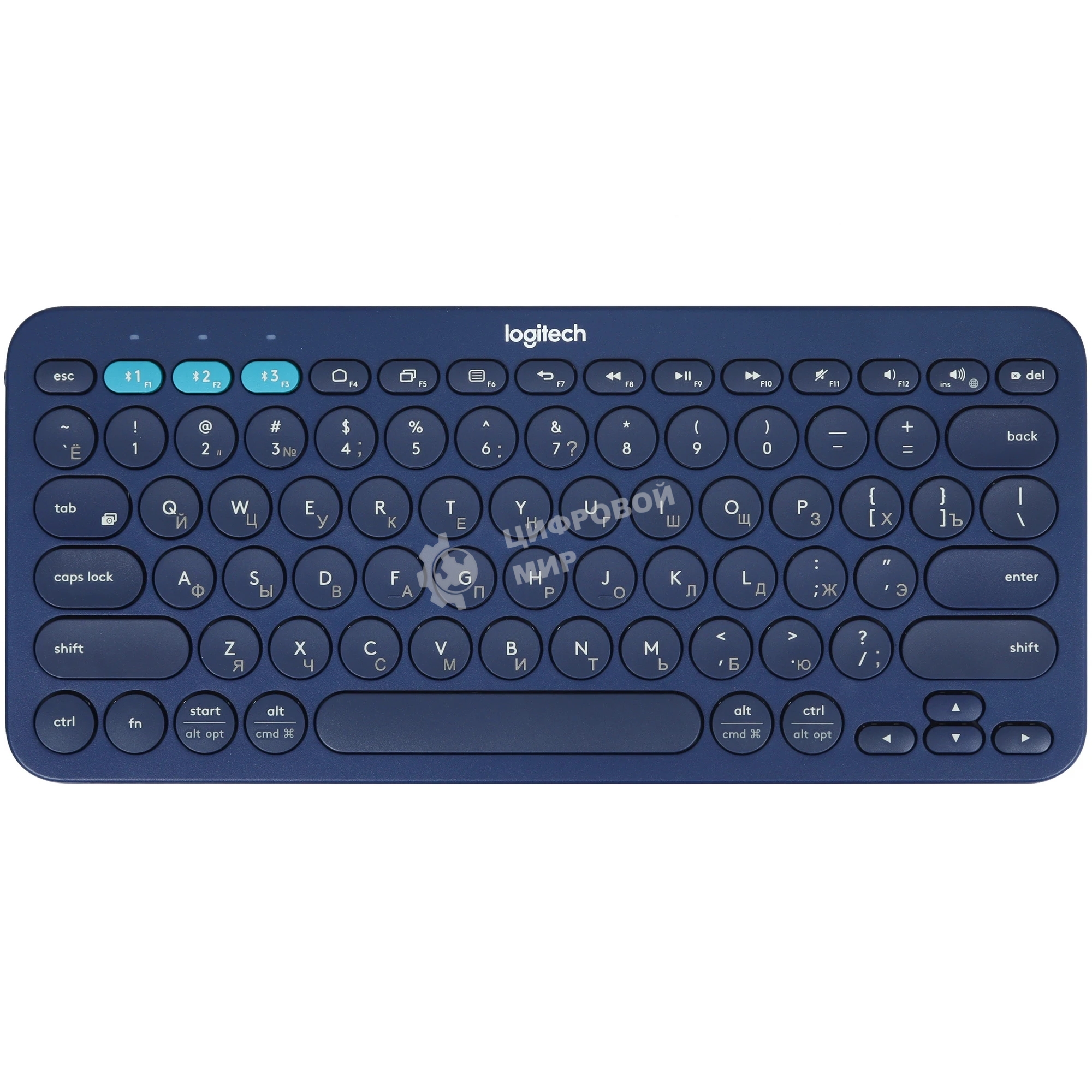 Клавиатура беспроводная Logitech K380 [920-007591] синий