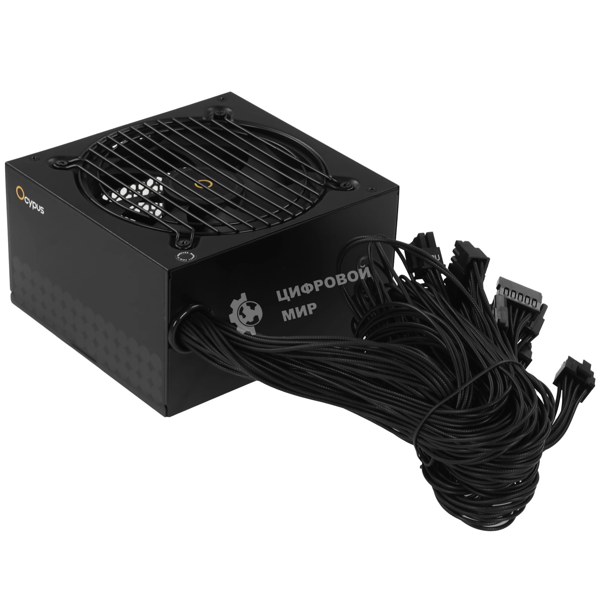 Блок питания 650W Ocypus Gaммa P650 BK (ATX, 80 PLUS, APFC, 20+4 pin, 120мм fan, PCI-E 6+2Px4, 6xSATA) (Gaммa-P650-W1HDBK024X-EU)