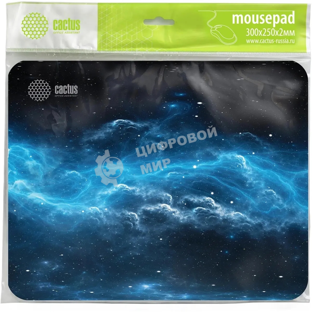 Коврик для мыши Cactus Space Clouds 300x250x2мм (CS-MPC-P05M)