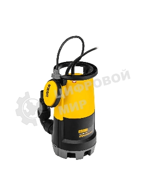 Дренажный насос Denzel DP-450S для чистой и грязной воды, 450 Вт, напор 6 м, 12000 л/ч