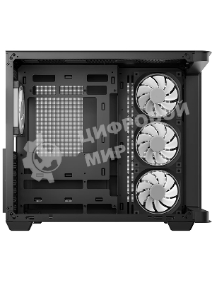 Корпус DeepCool CG530U 4F Black, Midi-Tower, чёрный, 4 x 120 мм