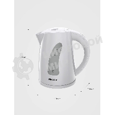 Электрочайник Blackton Bt KT1706P серый, 1.7 л, 2200 Вт, скрытый нагревательный элемент