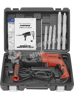 Перфоратор Парма П-02-30/1000ЭР SDS-plus уд.:3.3Дж 1000Вт (кейс в комплекте)