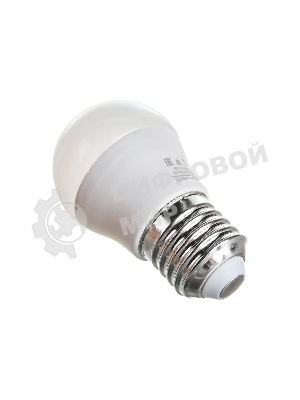 Лампа светодиодная SAFFIT SBG4507 (55037) 7Вт Е27 белый матовый шар