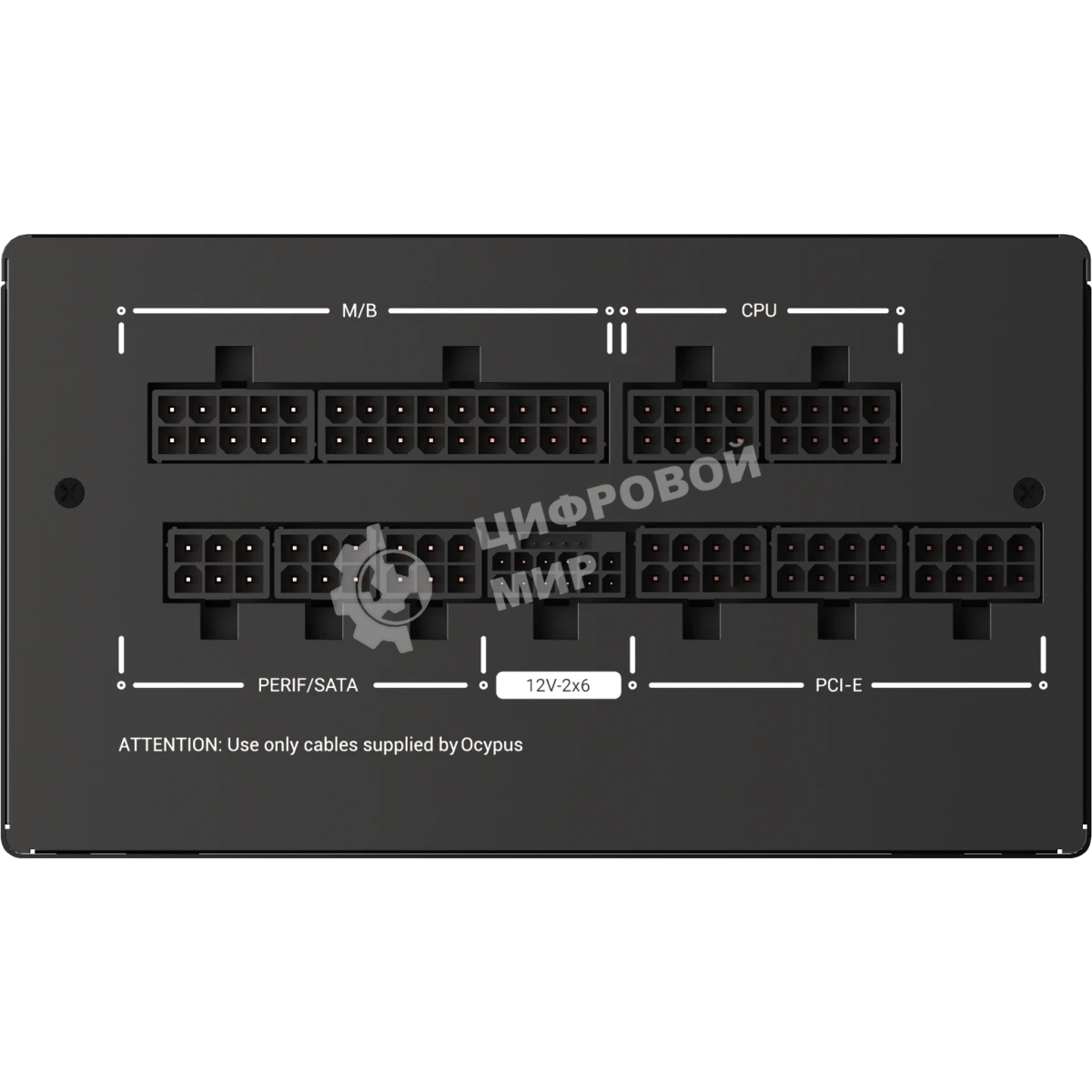 Блок питания 1200W Ocypus Iota P1200 (Iota-P1200-G1FFBK024X-EU), 1200Вт, 80 PLUS Gold, 120мм, модульный, черный