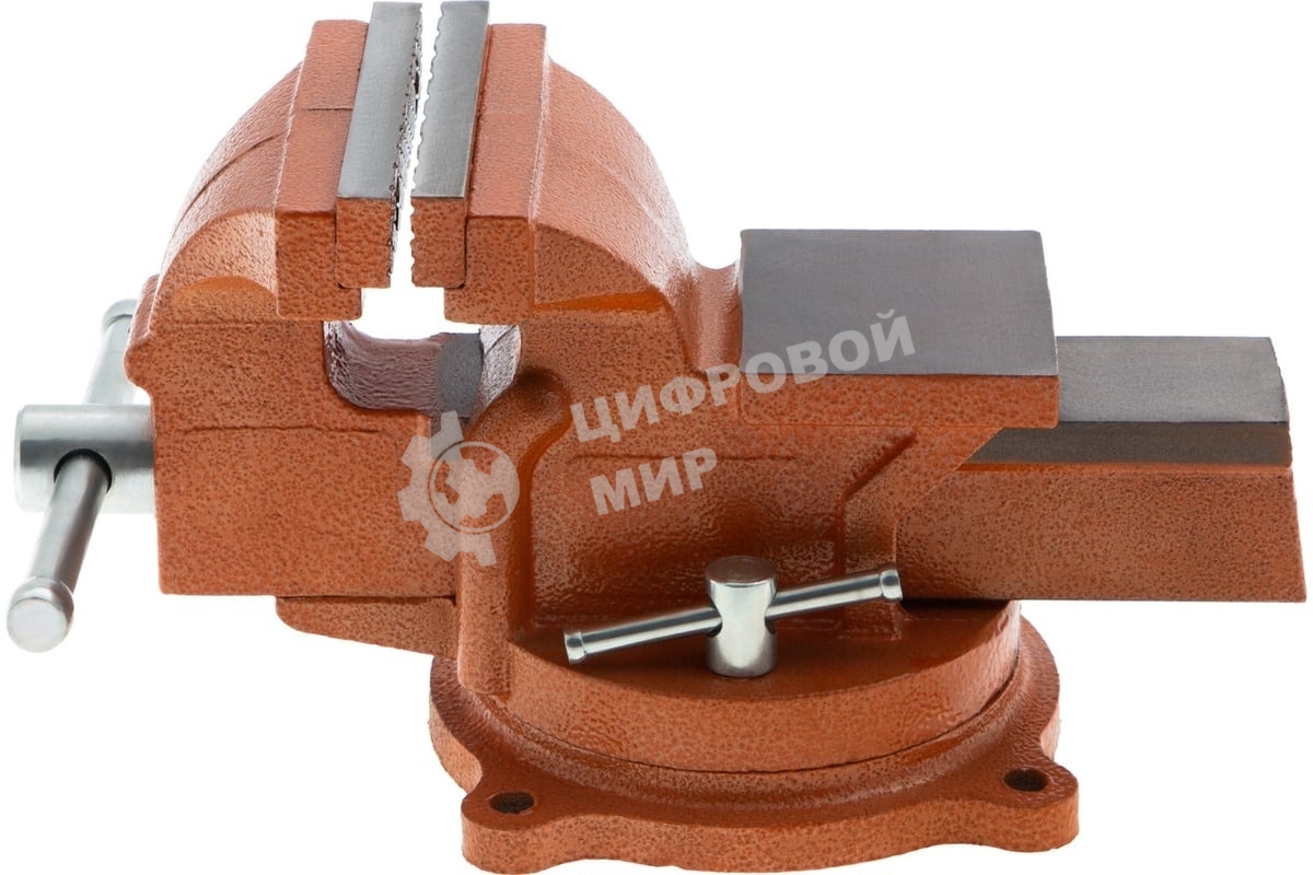 Тиски слесарные Sparta 100мм поворотные с наковальней