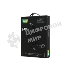 Дата-кабель MORE CHOICE (4620202555069) K87ia 2м USB 3.0A PD 27W для Lightning ng 8-pin Type-C - 2м, черный