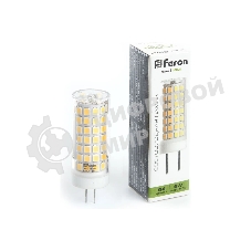 Лампа светодиодная Feron LB-434 9Вт 230В G4 белый капсульная