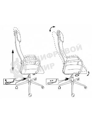 Кресло Бюрократ KB-9N/BLACK TW-01 TW-11 черный, сетка