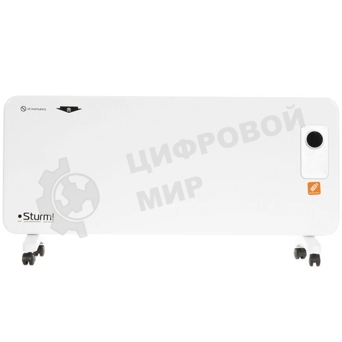 Конвектор электрический Sturm! CH2000D, белый, 2000 Вт, 25 м2, дисплей, электронный термостат