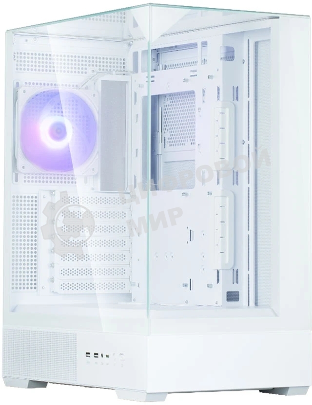 Компьютерный корпус ZALMAN P40 Prism, ATX, белый, WINDOW, 2x3.5