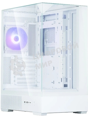 Компьютерный корпус ZALMAN P40 Prism, ATX, белый, WINDOW, 2x3.5