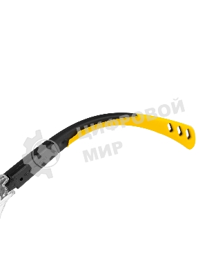 Очки защитные Denzel открытые, поликарбонатные, увеличенная прозрачная линза, регулируемые дужки