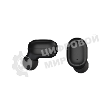 Наушники TWS Maxvi MHF-101BT UP черный, вкладыши, Bluetooth, сенсорное управление, до 4 ч