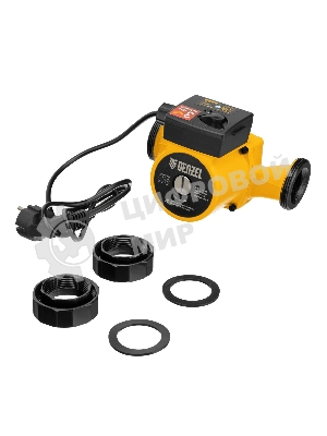 Циркуляционный насос Denzel CP32-6, напор 6 м, 70 л/мин, 1 м кабель, монт. длина 180 мм