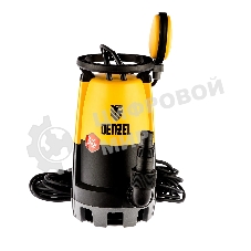 Дренажный насос Denzel DP-900S для чистой и грязной воды, 900 Вт, напор 9 м, 18000 л/ч