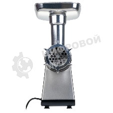 Мясорубка электрическая OASIS MG-DM1 серый, 2500 Вт, 1.5 кг/мин, реверс, защита от перегрузки, металлический лоток, насадки - 8