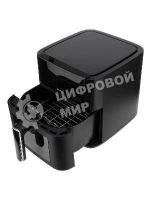 Аэрогриль Eltronic 777-06 черный, 1800 Вт, 8 л, сенсор, 12 программ