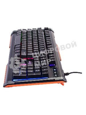 Клавиатура Oklick 717G Black Death проводная, USB Type-A, чёрный/серый