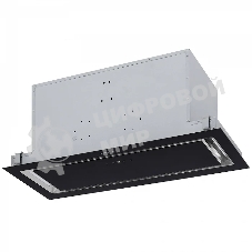 Вытяжка встраиваемая Krona Selina 900 Glass S черная, 75 см, 1300 куб. м/ч, 61 дБ