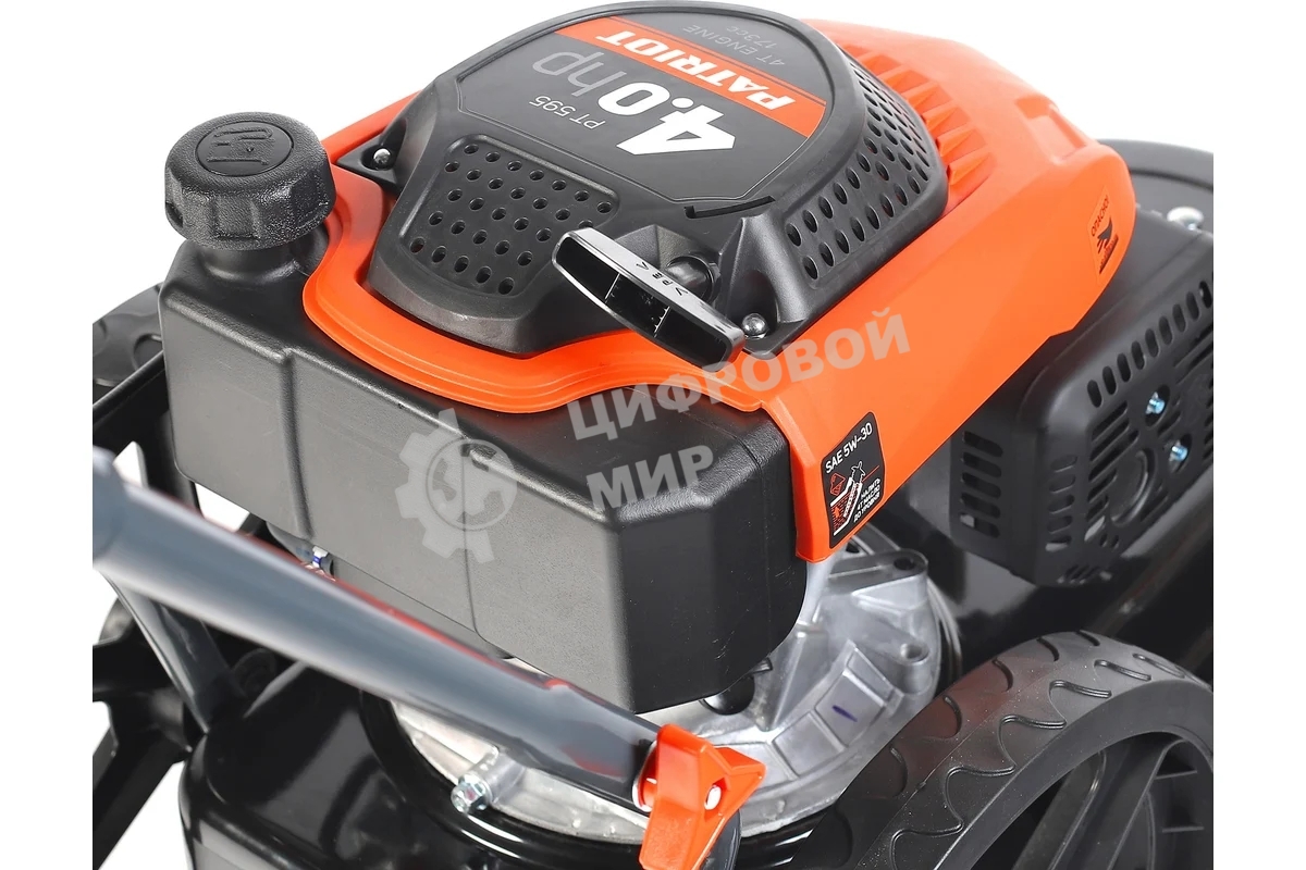 Газонокосилка бензиновая PATRIOT PT 595, 173сс, 4 л.с., 56 см, метал. дека