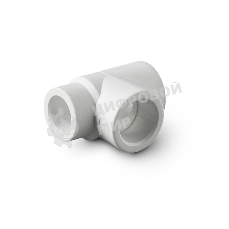 Тройник переходной 63 х 25 х 63 полипропиленовый PPR белый PRO AQUA