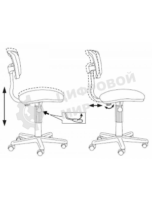 Кресло Бюрократ CH-299NX/15-21 черный, сетка, 120 кг, механизм качания