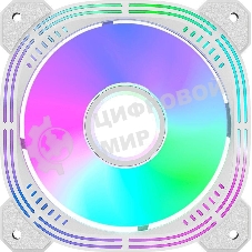 Вентилятор для корпуса Formula Nulight 12WH ARPW ARGb белый, 120 мм, 1500 об/мин, 25.34 дБ, 4 pin