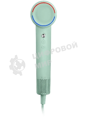 Фен Red Solution F572 зеленый/мятный, 1400 Вт, компактный, ионизация