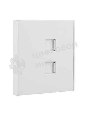 Розетка Kranz STRONG компьютерная двойная RJ45+RJ45 кат6 с/у жемчуг