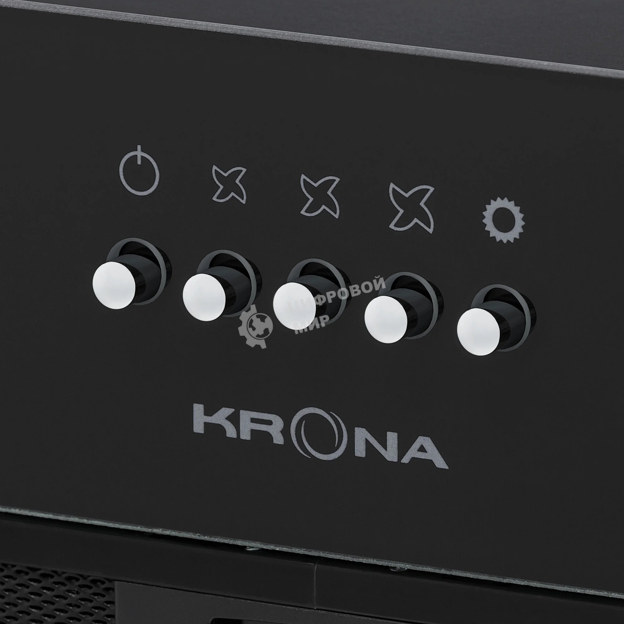 Вытяжка Krona WERMUT 600 DN BLACK PB BF