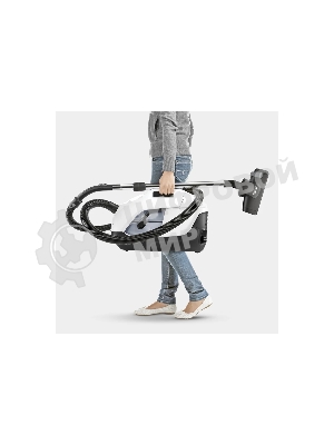 Пылесос Karcher DS 6 Plus белый/черный, 350/650 Вт, уборка влажная/сухая, пылесборник контейнер 2 л