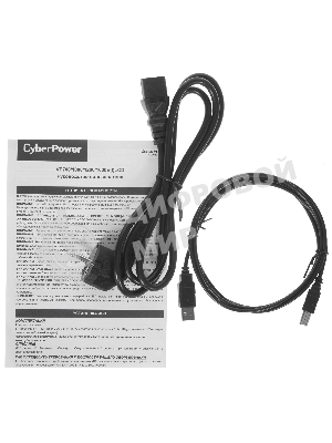 Источник бесперебойного питания CyberPower VP1000ELCD/1000 ВА/550 Вт/USB/RS-232/RJ-11/RJ-45/4 х CEE 7 (евророзетка)