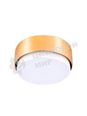 Светильник накладной G102 GD золото GX53 D82*25