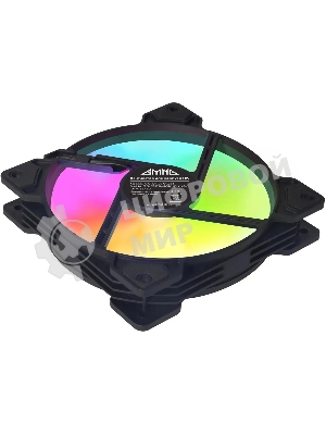 Вентилятор для корпуса GMNG GG-CF120ARGB1-PWMBK черный, 120 мм, 1500 об/мин, 26 дБ, 4 pin