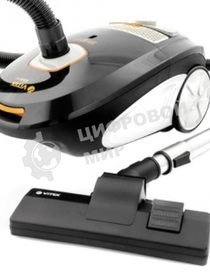 Пылесос Vitek VT-1891 черный, 400/2200 Вт, уборка сухая, пылесборник мешок, 4 л