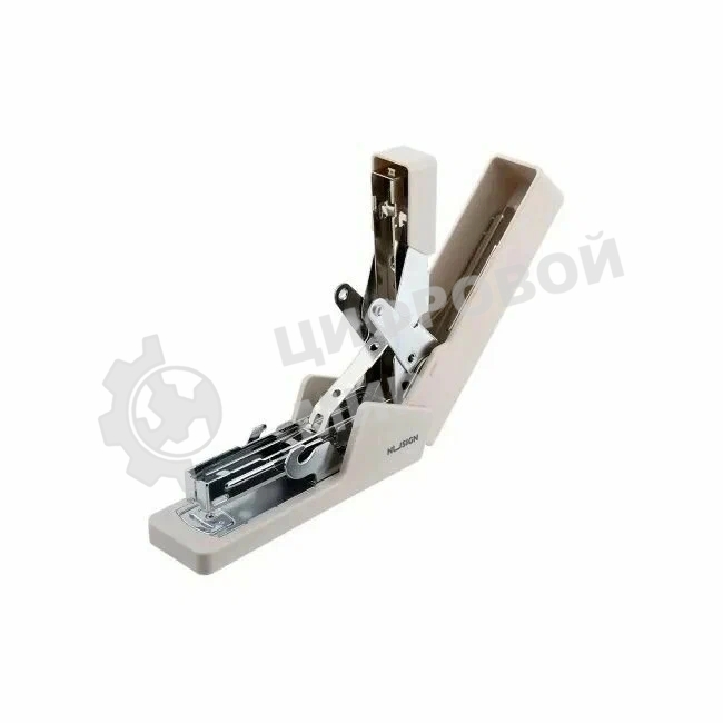 Степлер Deli ENS081GREY Nusign 24/6 26/6 (25 листов) серый 100 скоб, коробка