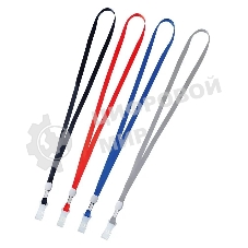 Шнур для бейджа Deli E5764 48.5х1 см нейлон ассорти (упак.: 20 шт) пластиковый пакет