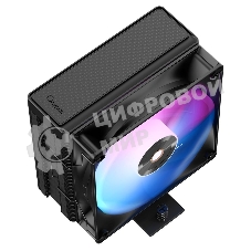 Кулер для процессора Cooler Ocypus Delta A40 BK ARGb Delta-A40-BK1NAWN00X-GL черный 120мм алюминий+медь 2000rpm 29db 4-pin 220W 156мм