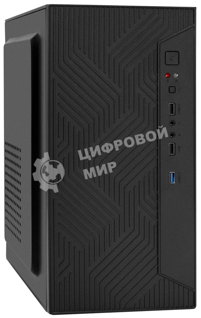 Компьютерный корпус Minitower ExeGate BAA-303U-AA500 (mATX, БП AA500 с вент. 8см, 2хUSB+1хUSB 3.0, HD Audio, черный)