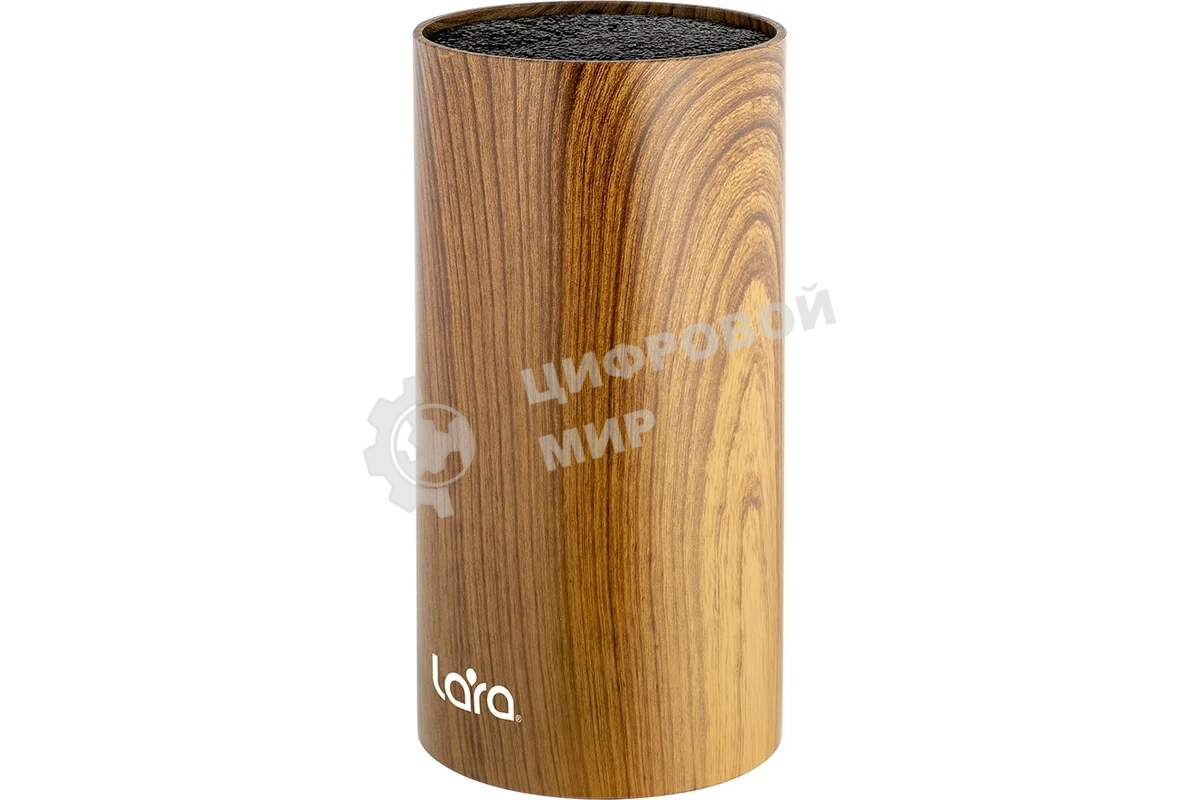 Подставка для ножей универсальная LARA LR05-103 Wood круглая Soft touch 110×225