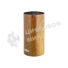 Подставка для ножей универсальная LARA LR05-103 Wood круглая Soft touch 110×225